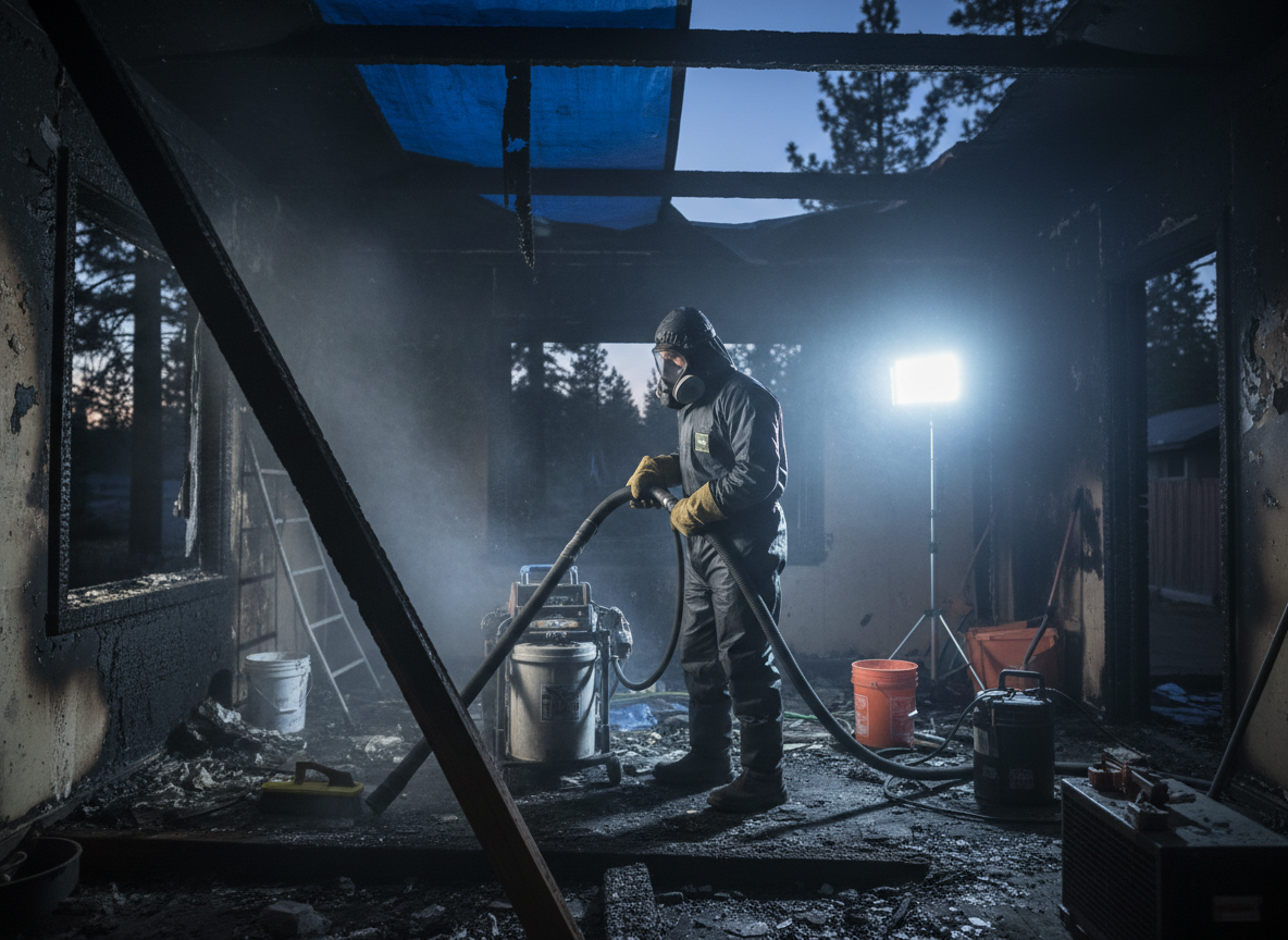 Fire Damage Restoration Cedar Glen in Lake Arrowhead, CA 92352