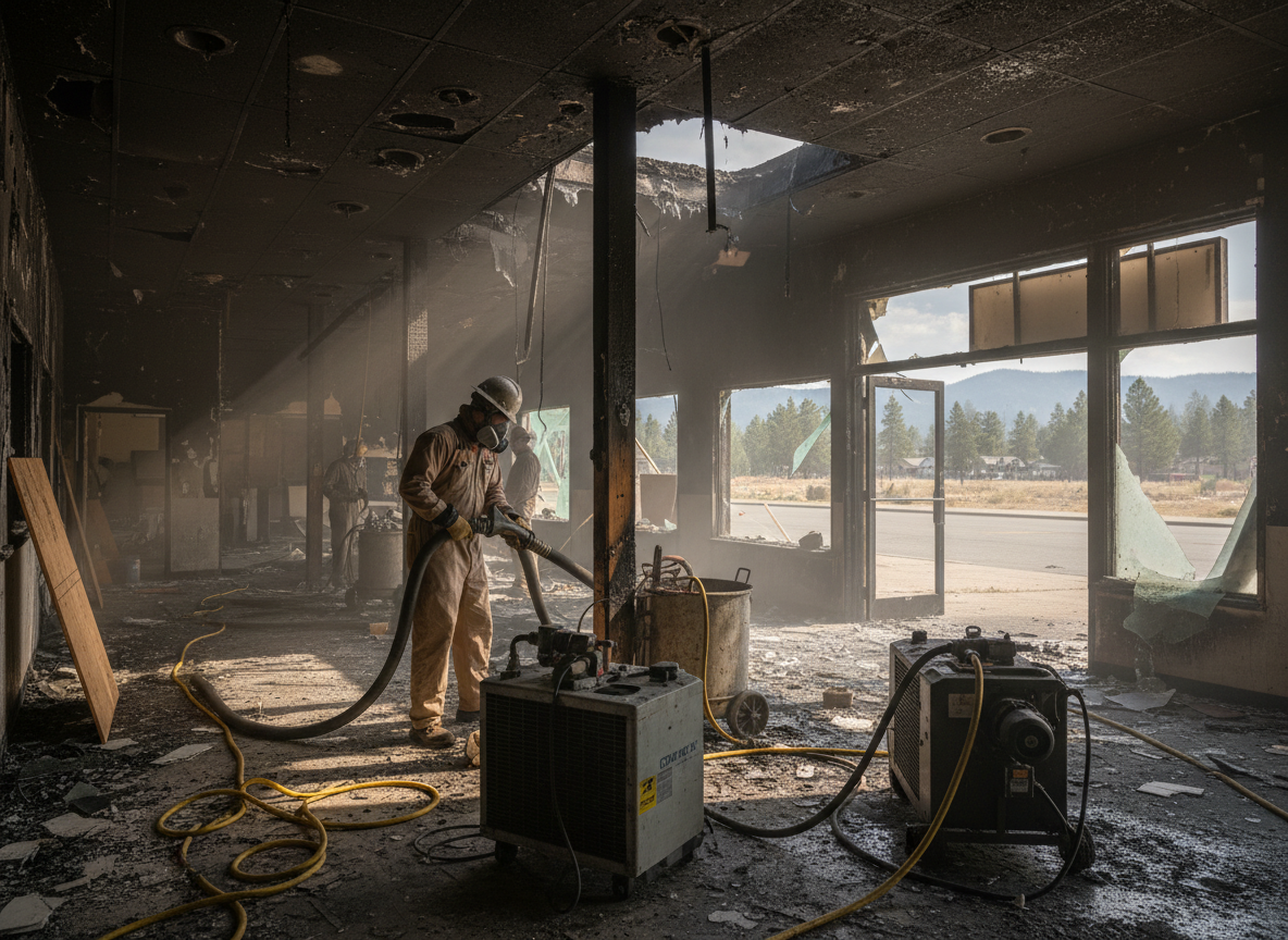 Fire Damage Restoration in Running Springs