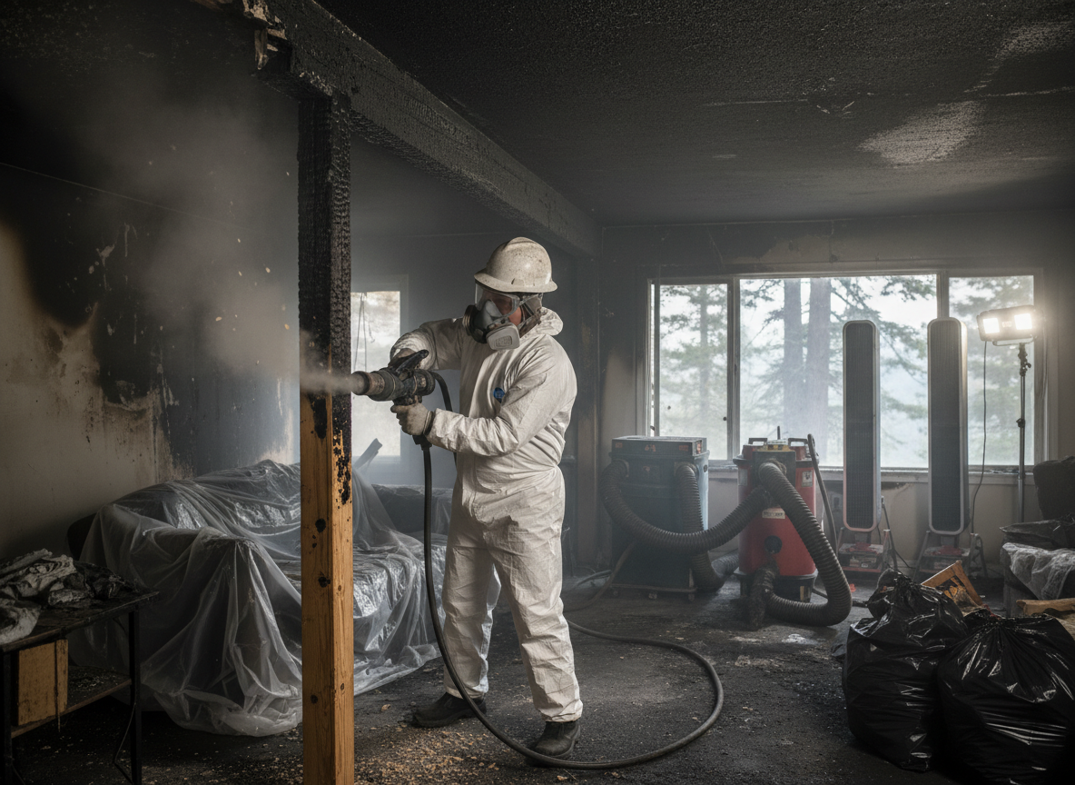 Fire and Smoke Damage Restoration in Cedar Glen, CA