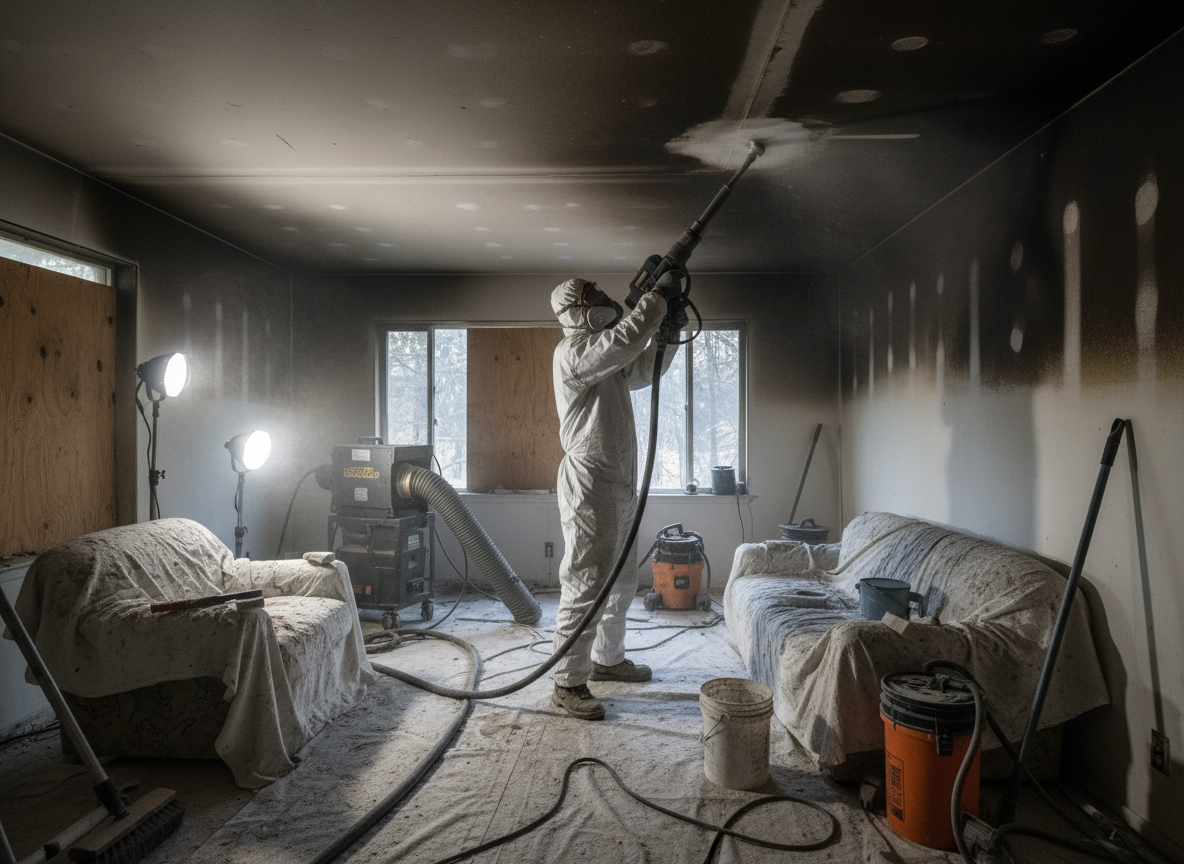 Smoke Damage Restoration in Cedar Glen, CA