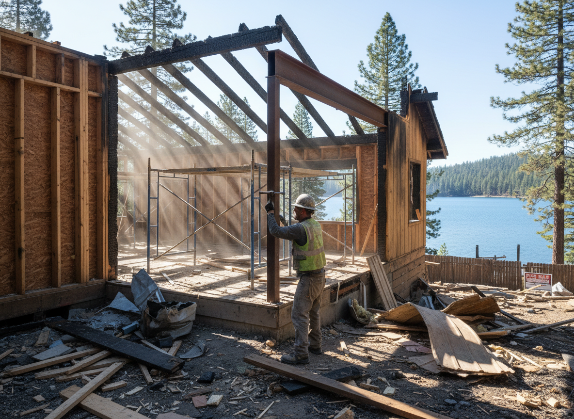 Fire Damage Restoration Cedar Glen in Crestline, CA 92325