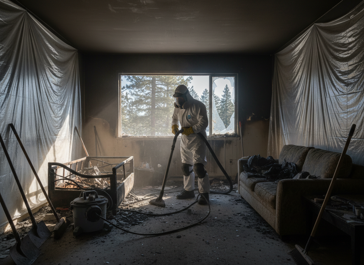 Fire Damage Restoration in Crestline
